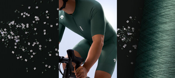 采用「母粒着色技术」打造的迪桑特RE:DESCENTE环保系列产品